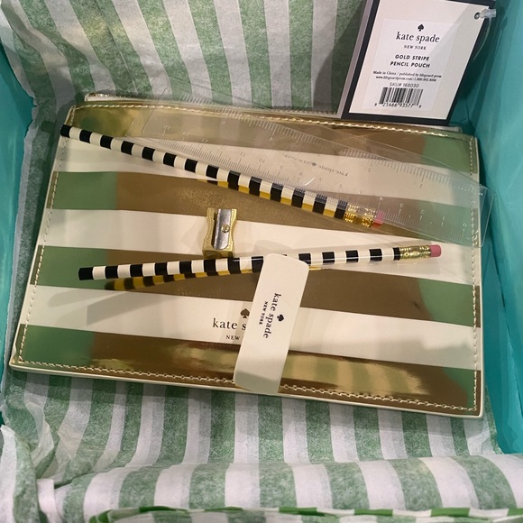 kate spade Office Kate Spade Pencil Case Gift Set Poshmark